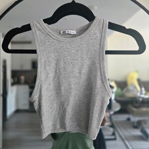 Zara Women's Gray Vest